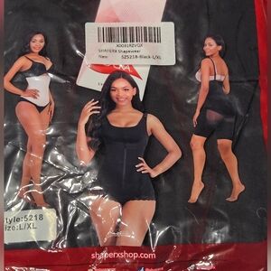 ShaperX Black Shapewear Bodysuit